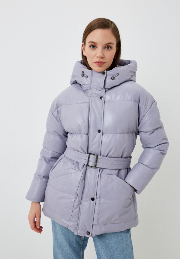 Куртка кожаная утепленная Снежная Королева 10490₽