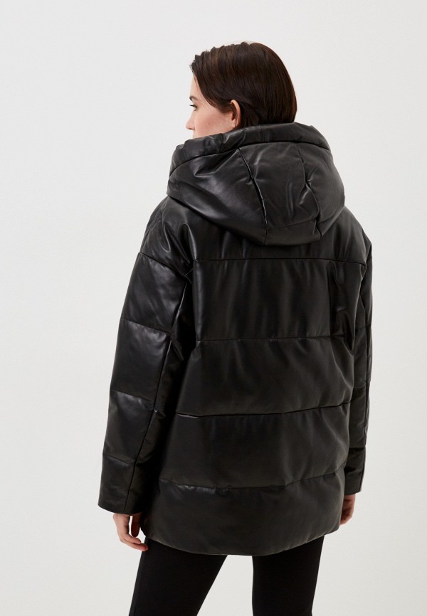 фото Куртка кожаная утепленная снежная королева