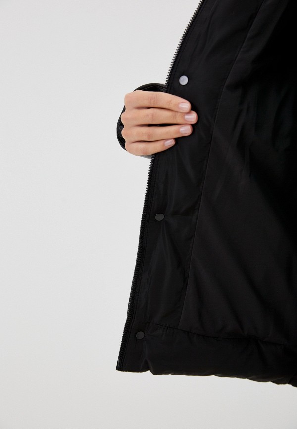 фото Куртка кожаная утепленная снежная королева