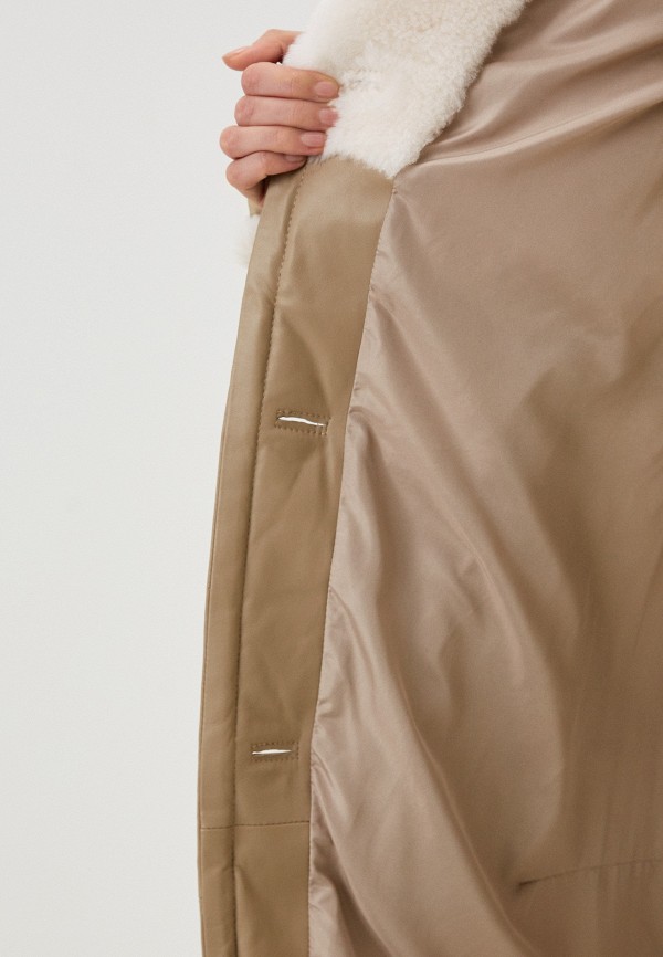 фото Куртка кожаная утепленная снежная королева