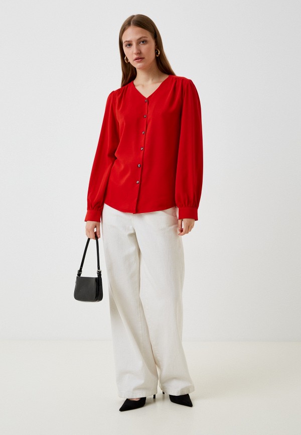 Блуза Eleganzza красный, размер 46, фото 2