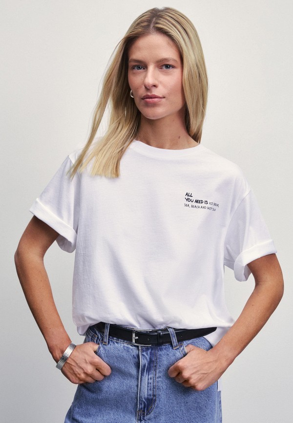 

Футболка Zarina, Белый, Exclusive online