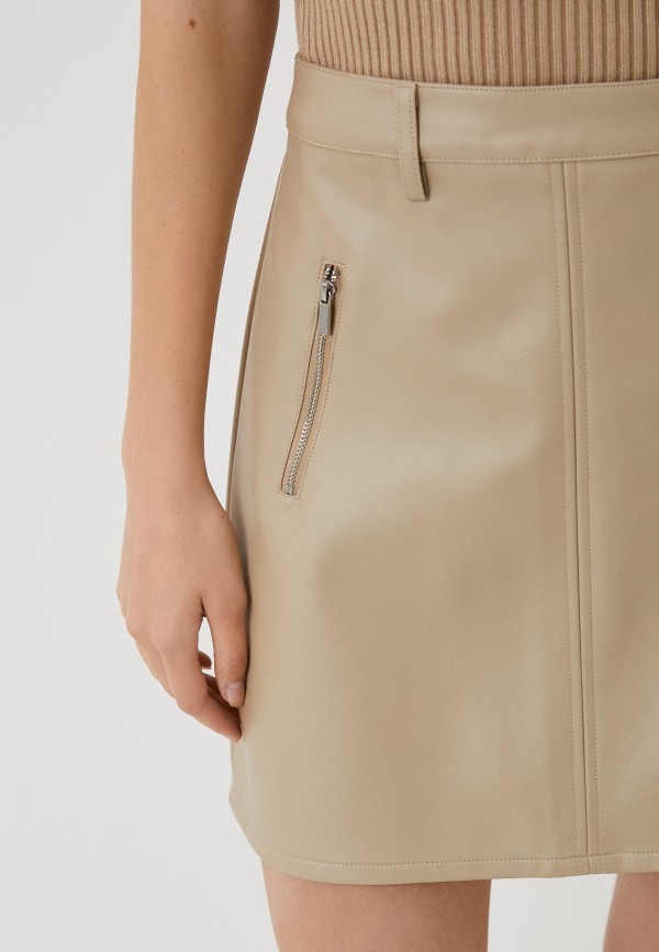 Юбка Gloria Jeans бежевый, размер 40, фото 4