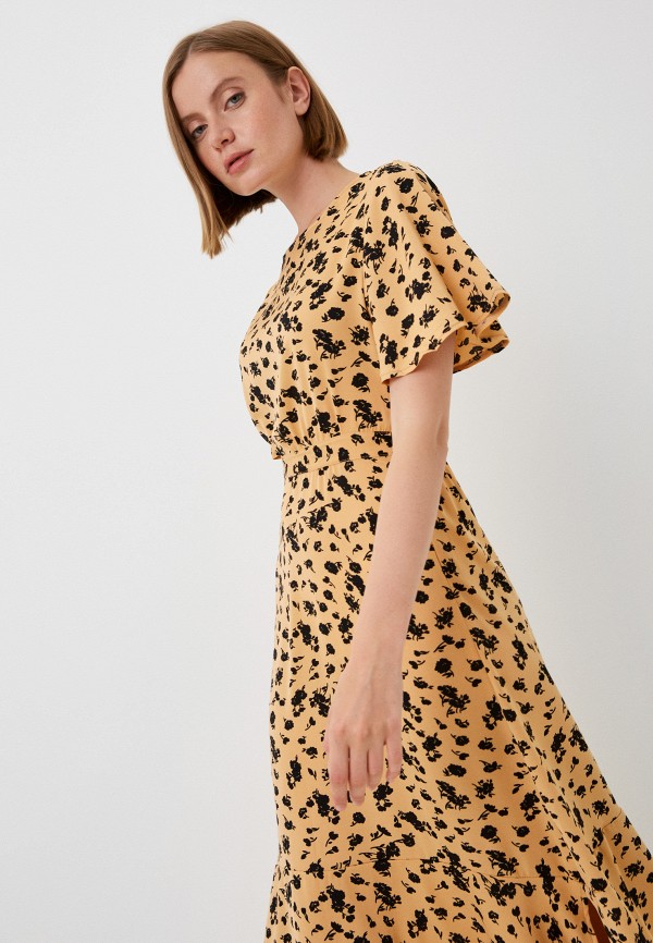 Платье Froggi бежевый, размер 44, фото 2