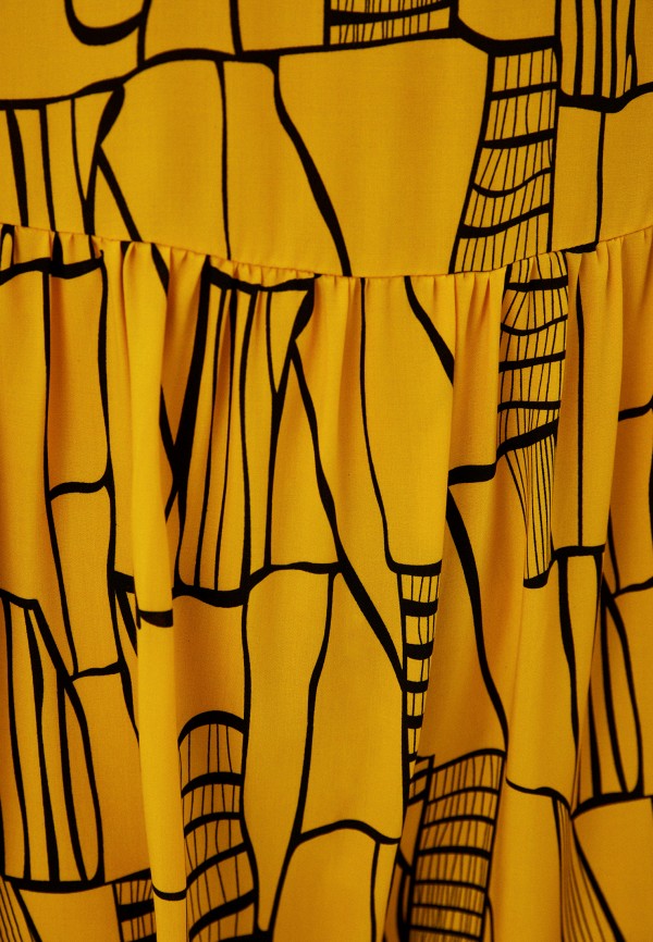 Платье Adele Fashion желтый, размер 50, фото 4