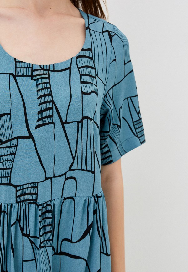 Платье Adele Fashion бирюзовый, размер 44, фото 4