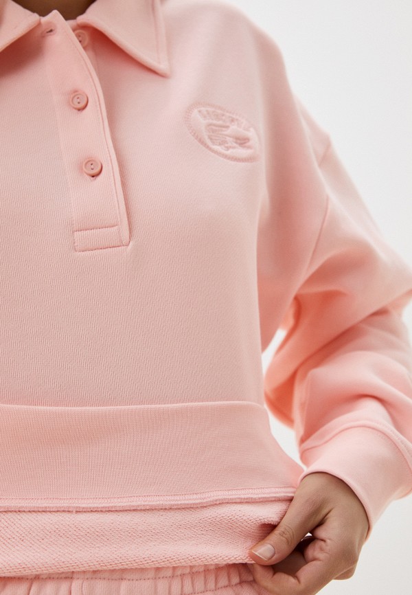 Свитшот Lacoste цвет Розовый  Фото 4