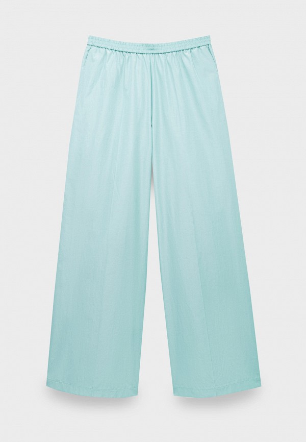 Брюки Forte Forte chic taffettas palazzo pants aquatic