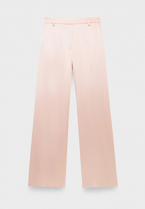 Брюки Forte Forte stretch silk satin wide pants petalo