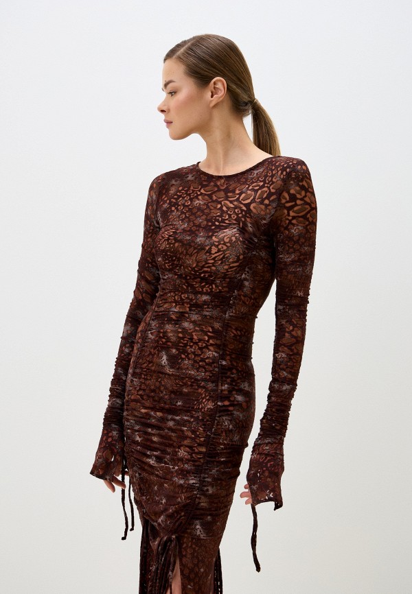 Платье Polina Repik  Dress_spotted_brown_L Фото 2