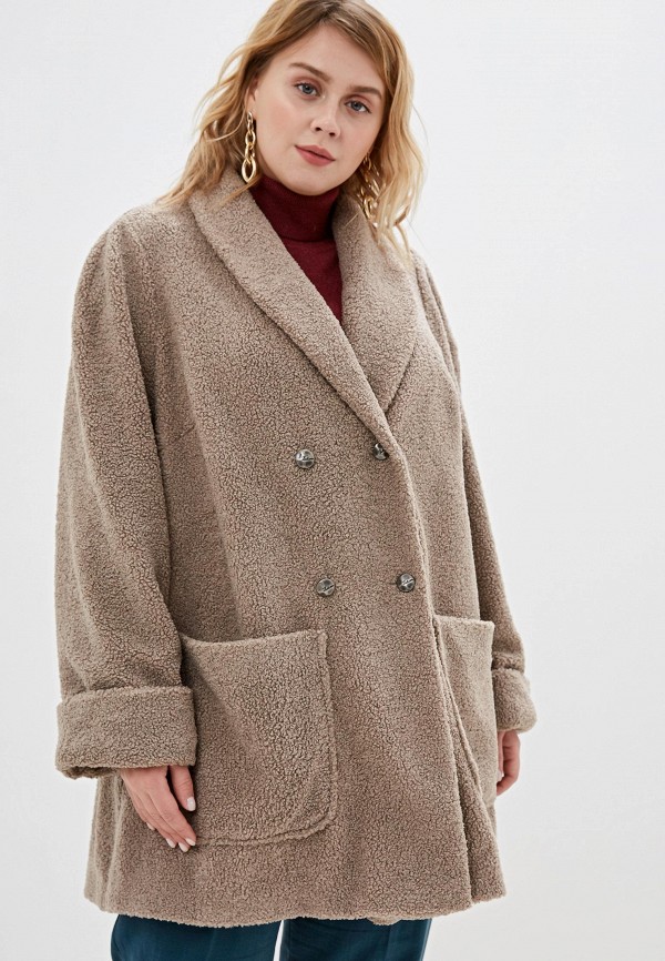 

Шуба Авантюра Plus Size Fashion, Бежевый