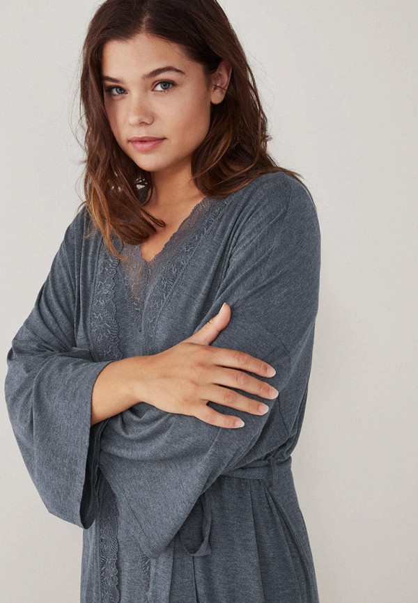 

Халат домашний women'secret, Серый, women'secret MP002XW0ZXUY