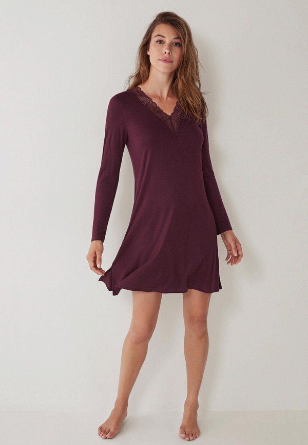 

Платье домашнее women'secret, Бордовый, women'secret MP002XW0ZXV1
