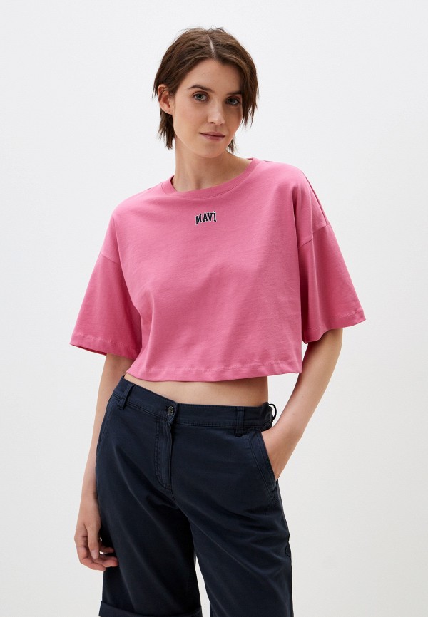 

Футболка Mavi, Розовый, SHORT SLEEVE TOP