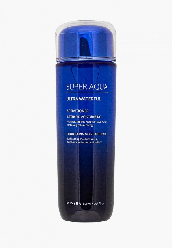 

Тоник для лица Missha, Прозрачный, Super Aqua Ultra Waterful Active, 150 мл