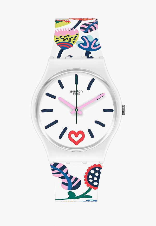 

Часы Swatch, Белый, JUST FLOWERS