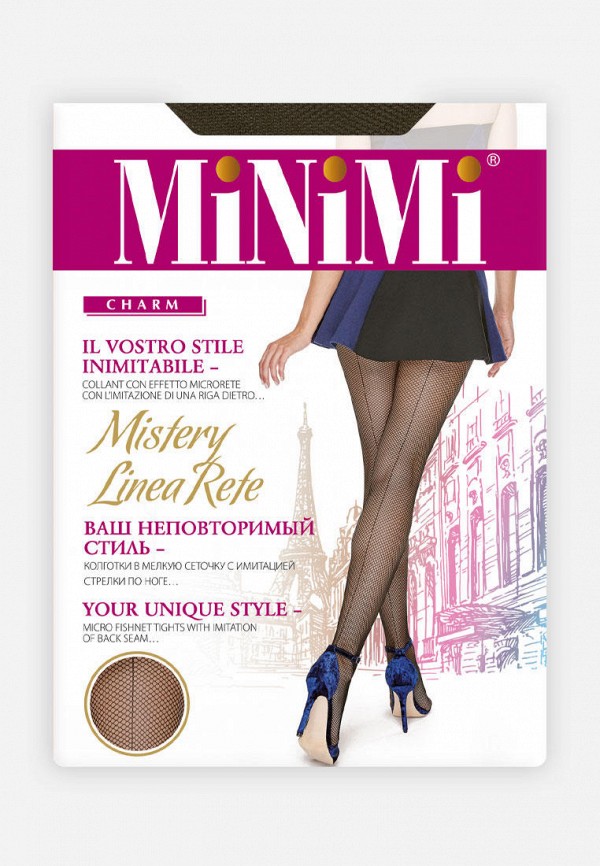 

Колготки Minimi, Коричневый, MISTERY LINEA RETE