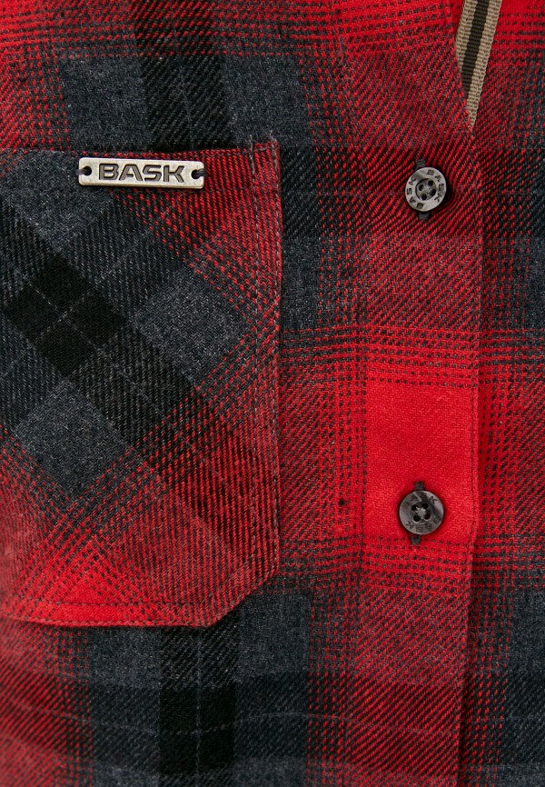 Рубашка Bask цвет красный  Фото 4