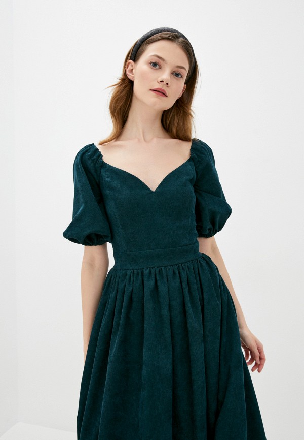 Платье Lipinskaya-Brand цвет зеленый  Фото 2