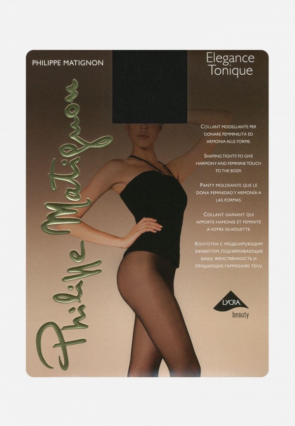 

Колготки Philippe Matignon, Черный, ELEGANCE TONIQUE 30 DEN