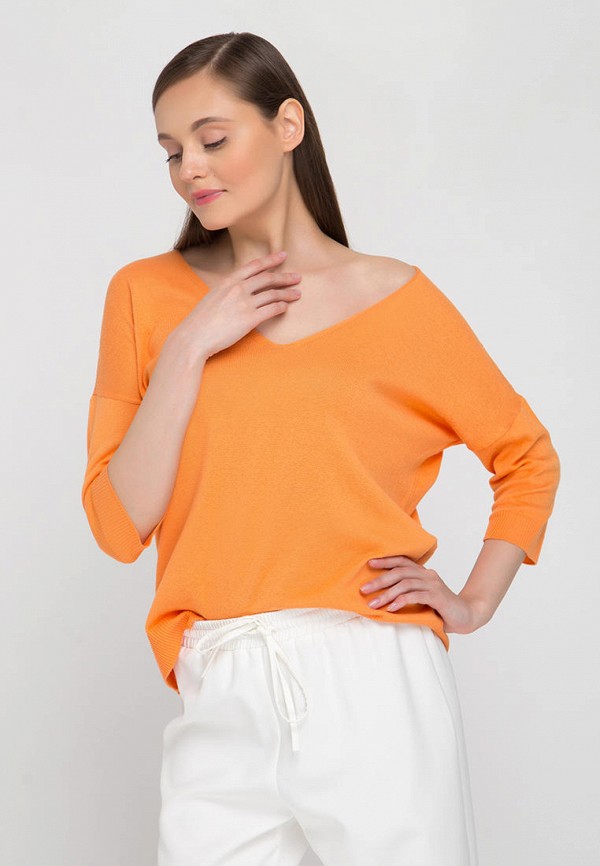 Пуловер Fors цвет оранжевый 