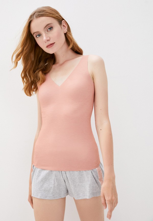 

Майка домашняя Sloggi, Розовый, sloggi ZERO Feel Natural Shirt 02
