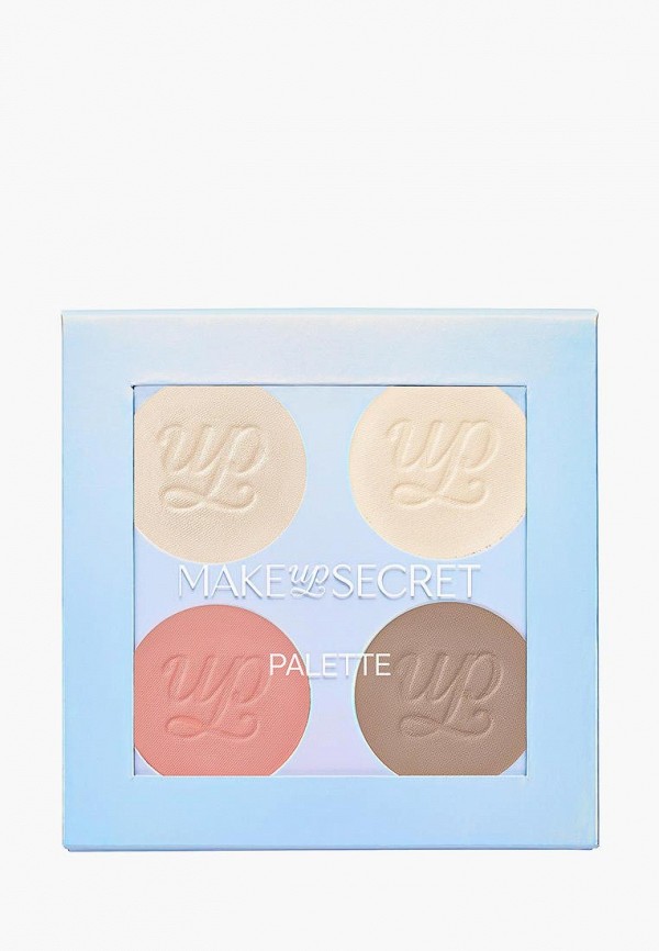 

Палетка для лица Make-Up Secret, Разноцветный, WEEKEND, 4,5 гр