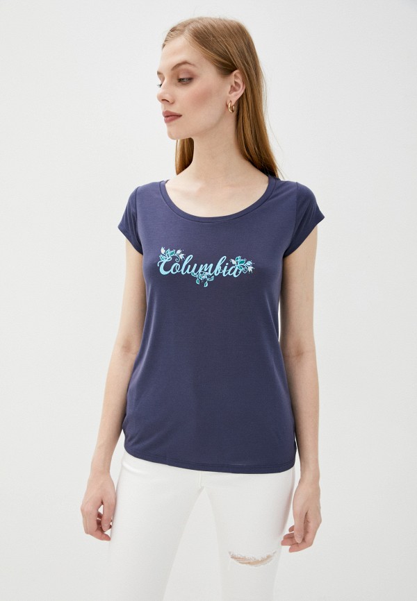 

Футболка спортивная Columbia, Синий, Shady Grove