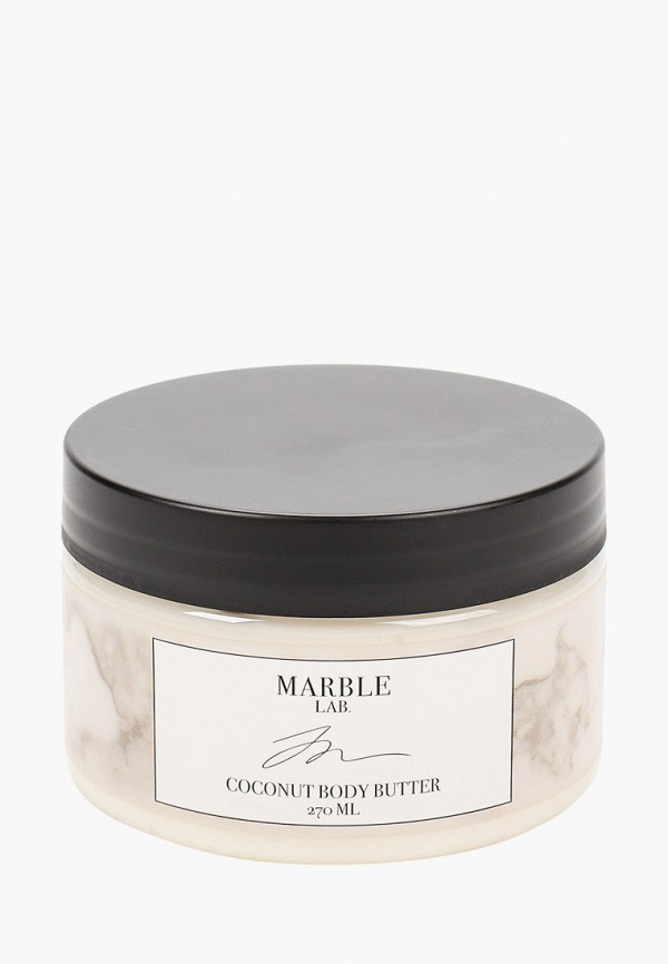 

Крем для тела Marble Lab, Белый, увлажняющий и питающий 270 мл