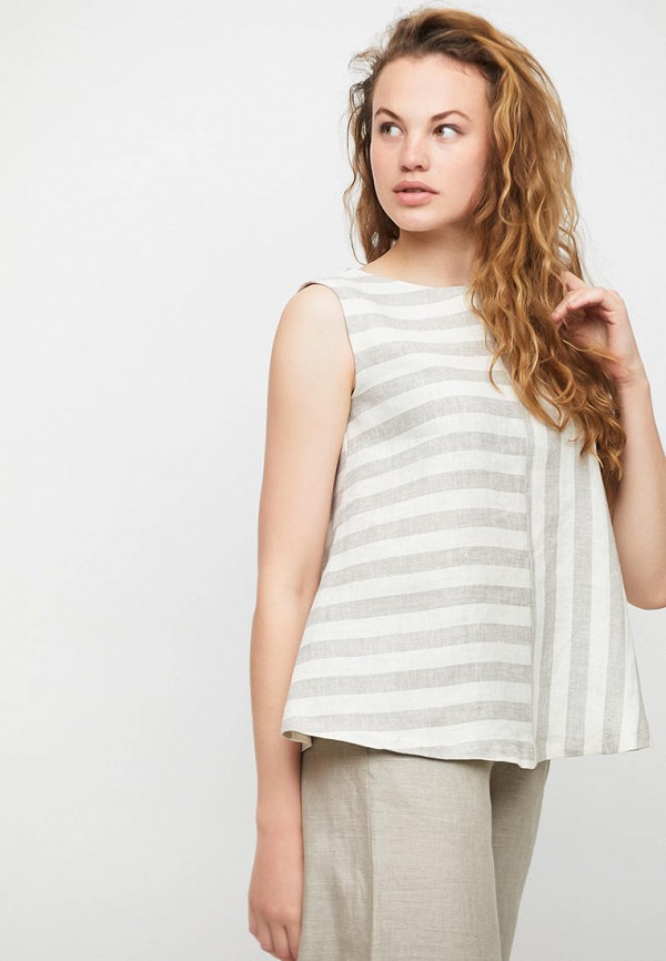 

Топ Linen Pleasure, Серый