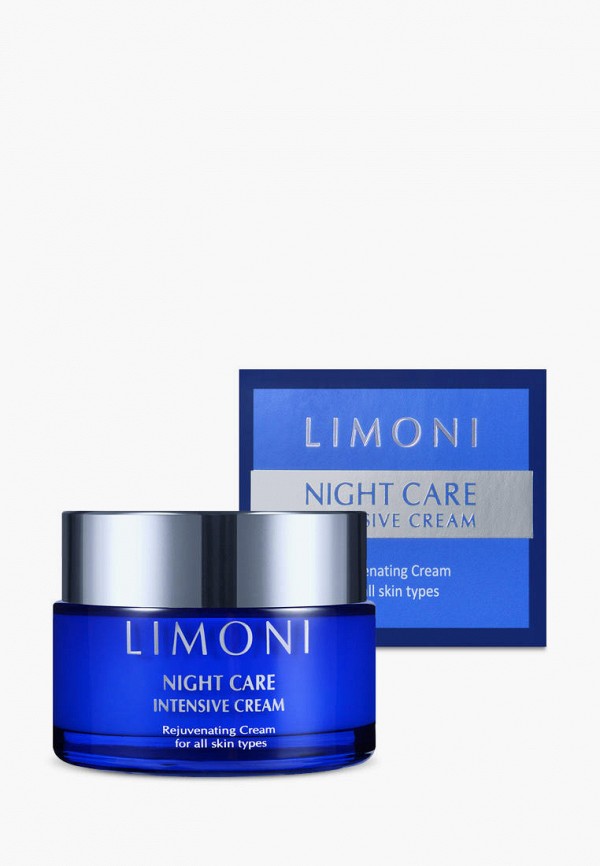

Крем для лица Limoni, Синий, ночной восстанавливающий, 50 мл