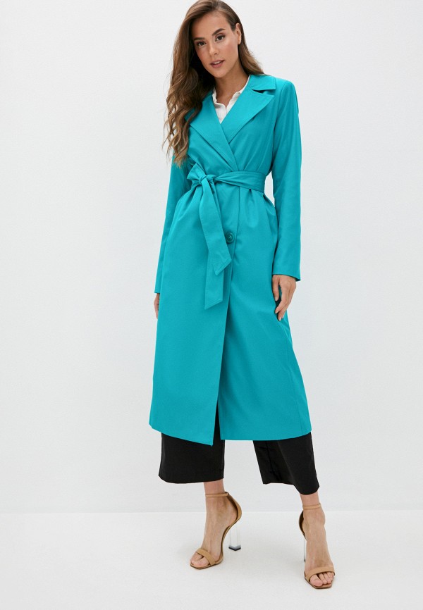 

Плащ Meltem Collection, Бирюзовый