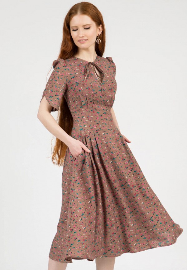 

Платье Olivegrey, Коричневый, VASILINA