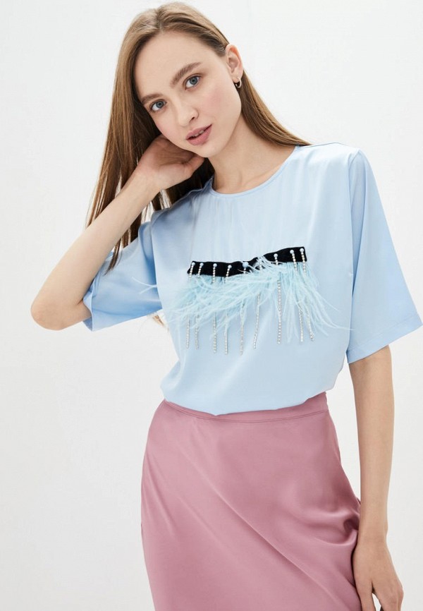 

Блуза LZFashion, Голубой
