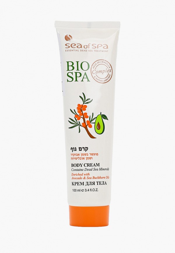 

Крем для тела Sea of Spa, Прозрачный, SEA of SPA с активными минералами Мертвого моря, маслом авокадо и облепихи, 100 мл