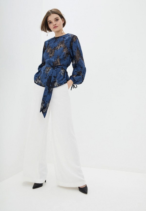 

Блуза Muslin, Синий, Muslin MP002XW10LVJ