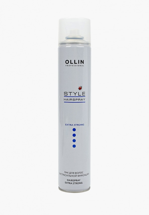 

Лак для волос Ollin, Прозрачный, STYLE экстрасильной фиксации, 450 мл
