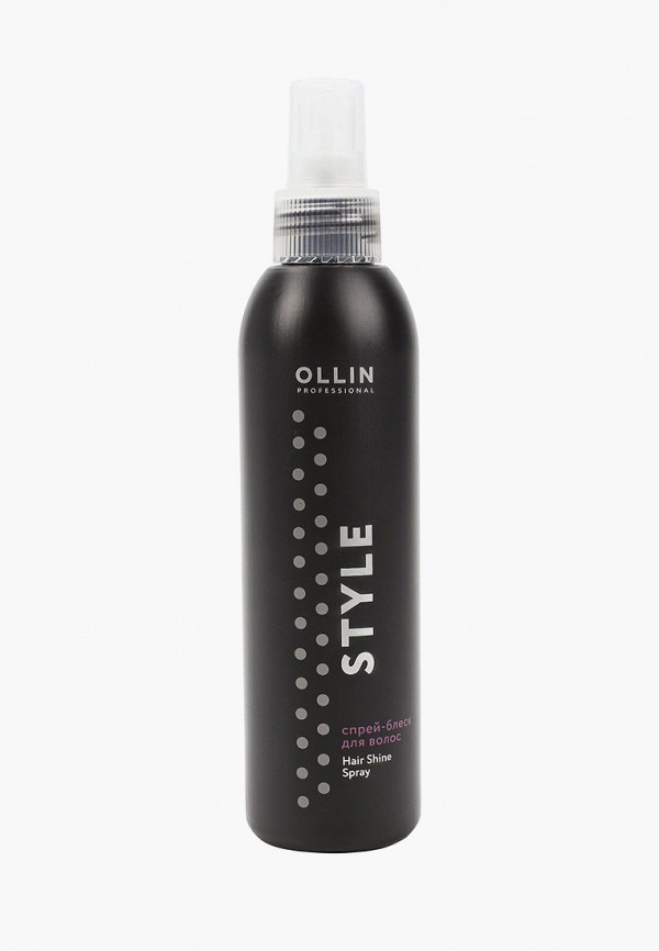 

Спрей для волос Ollin, Прозрачный, STYLE, для блеска, 200 мл
