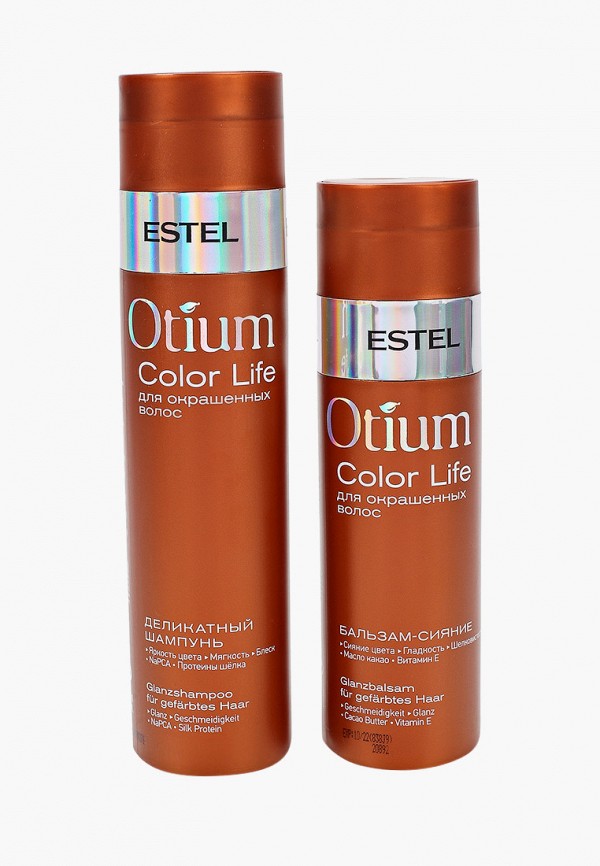 

Набор для ухода за волосами Estel, Белый, OTIUM COLOR LIFE 250+200 мл