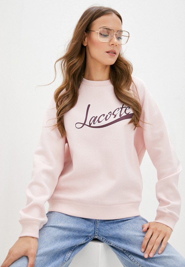 

Свитшот Lacoste, Розовый