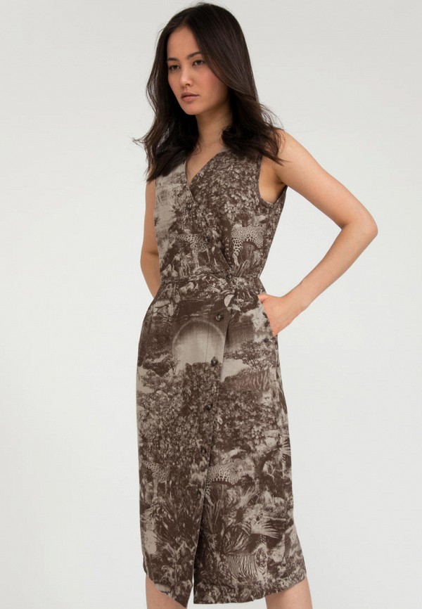 Платье Finn Flare коричневого цвета