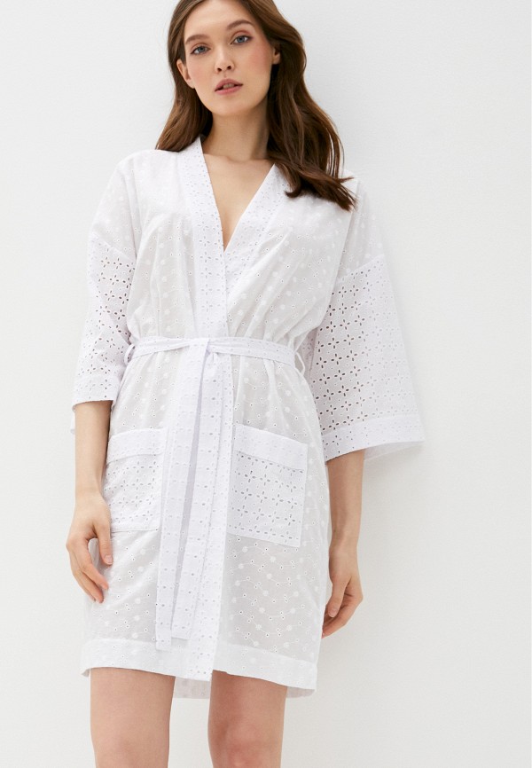 

Халат домашний Intimissimi, Белый, Floral Broderie
