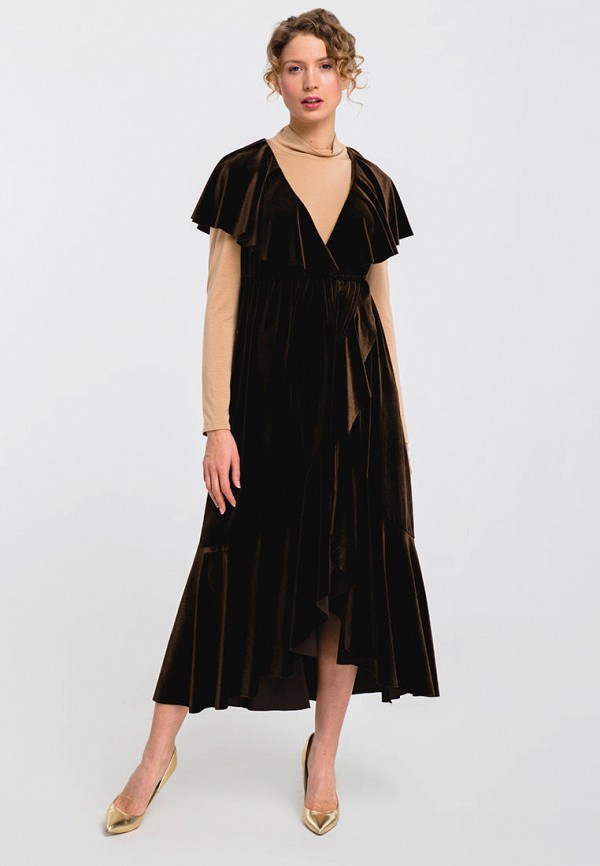 

Платье Monamoon, Коричневый, Monamoon MP002XW10XPE