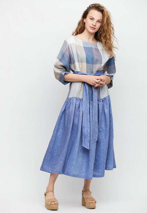 

Платье Linen Pleasure, Голубой, Linen Pleasure MP002XW112EJ
