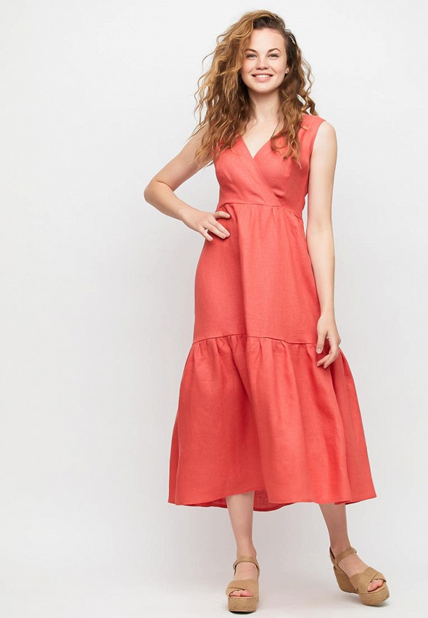 

Платье Linen Pleasure, Коралловый