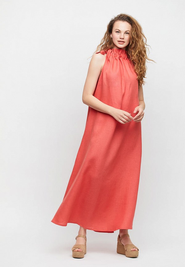 

Платье Linen Pleasure, Коралловый