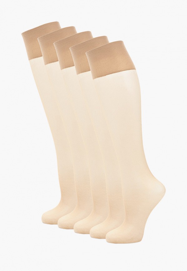 

Гольфы 5 пар Pierre Cardin, Бежевый, 20 DEN
