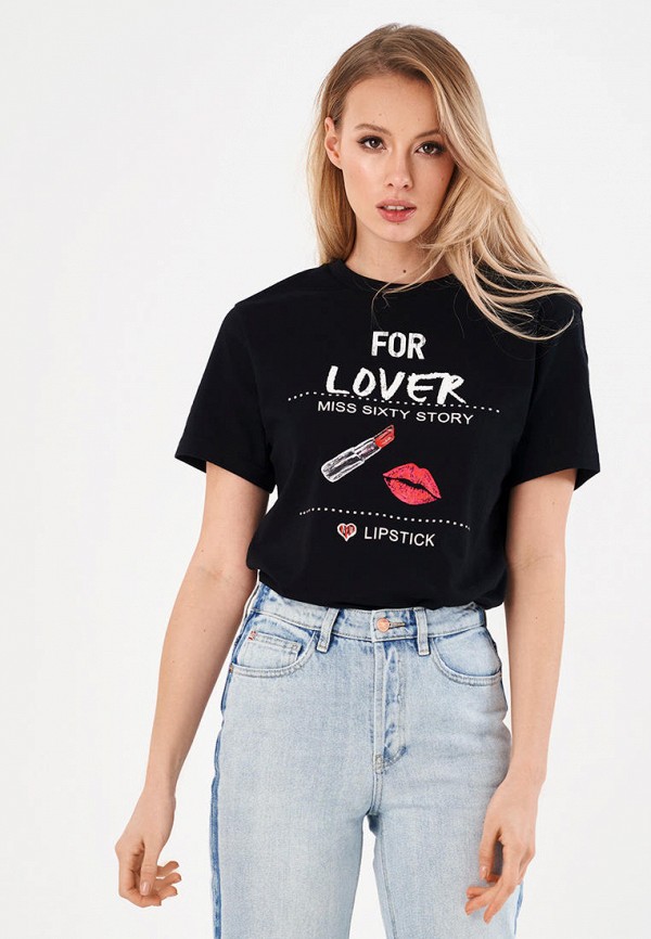 

Футболка Miss Sixty, Черный, For lover