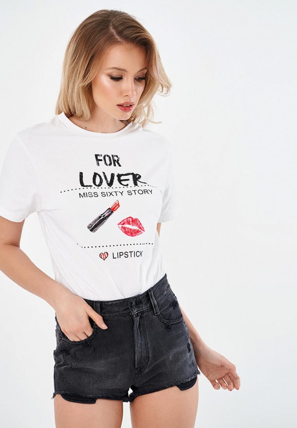 

Футболка Miss Sixty, Белый, For lover