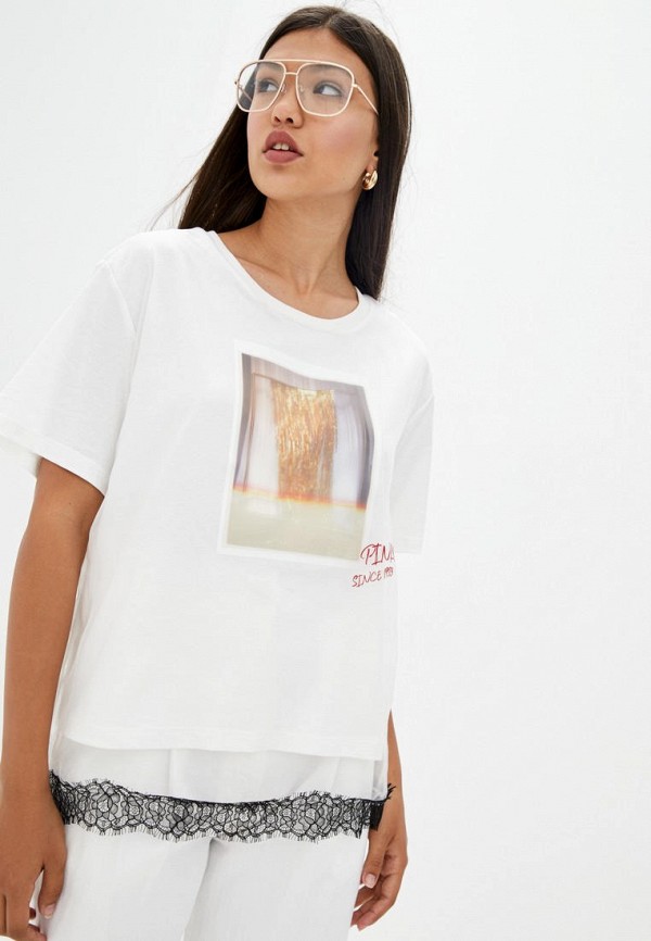 

Футболка Pinko, Белый, Pinko MP002XW118K3